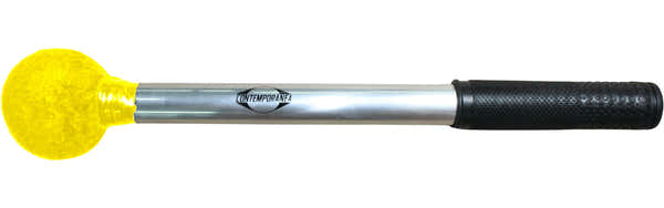 Aluminum surdo mallet 40cm - Yellow