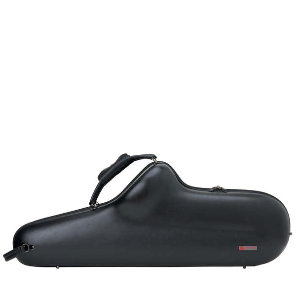 Zwarte Micro Zip Etui - Tenorsaxofoon