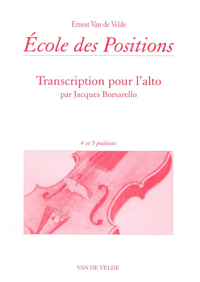 Van De Velde E./ Borsarello J. - Positieschool 4e en 5e - Altviool