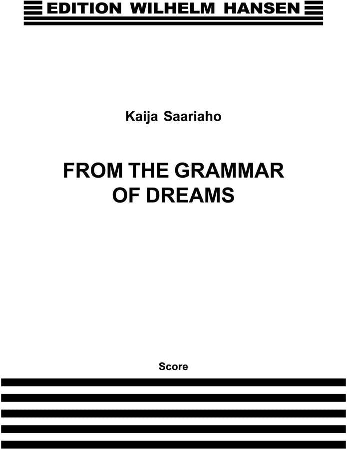 From The Grammar Of Dreams