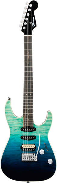 Charvel DK24 HSS 2PT EB QM Pro-Mod Plus EBO Blue Curaçao