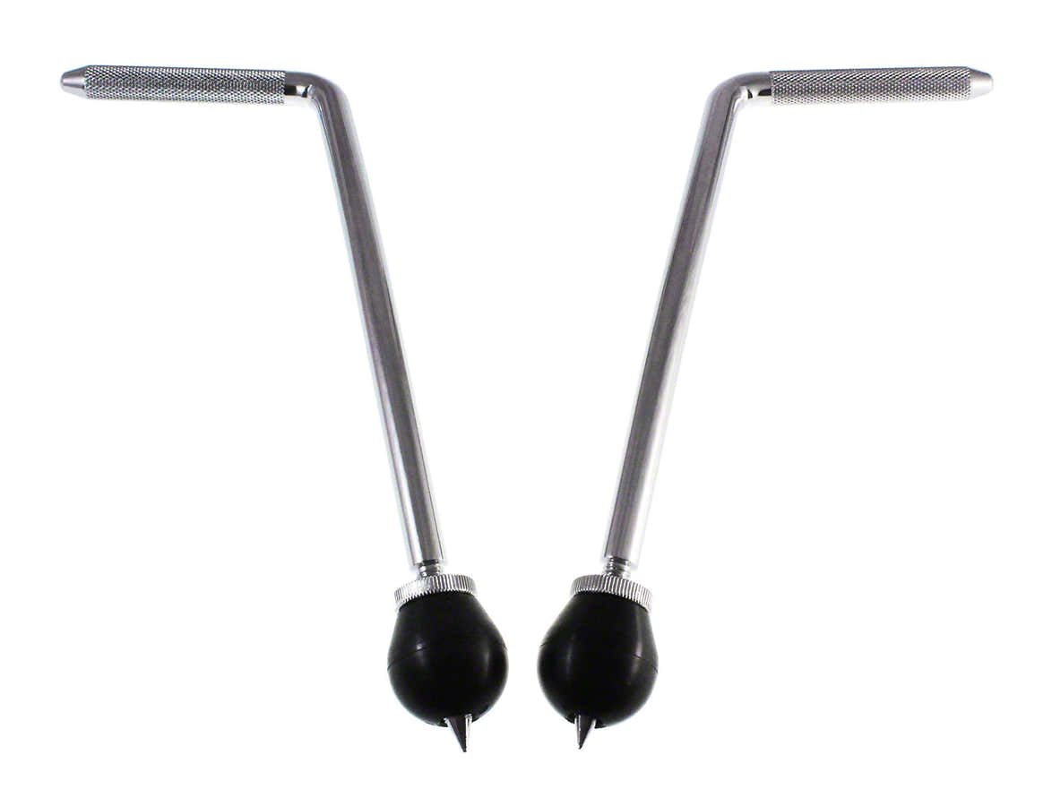 BDS6-12 - CURVED BASS DRUM SPURS / LEGS - 12MM (X2)