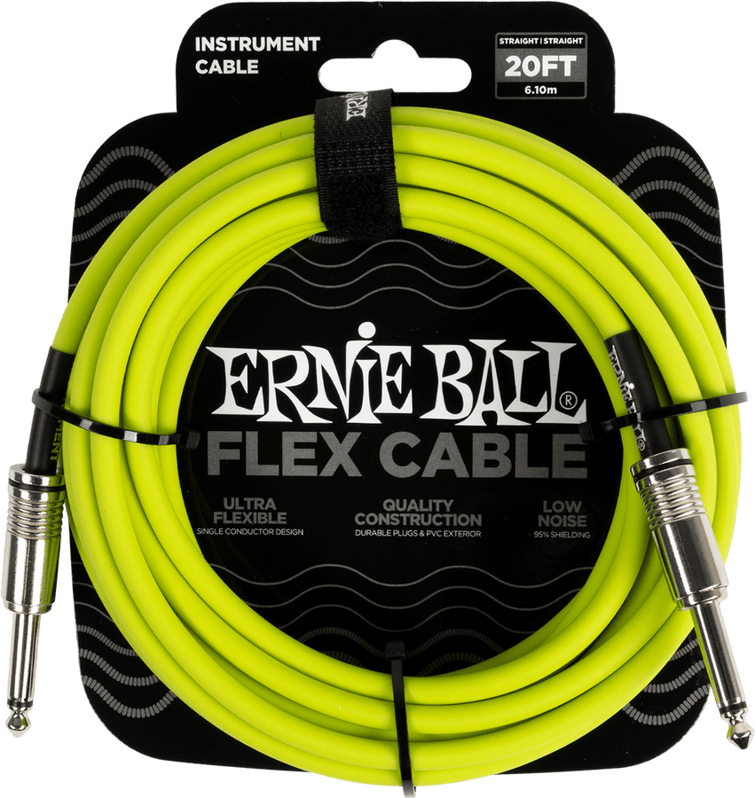 Instrumentkabels Flex Jack/jack 6M Groen