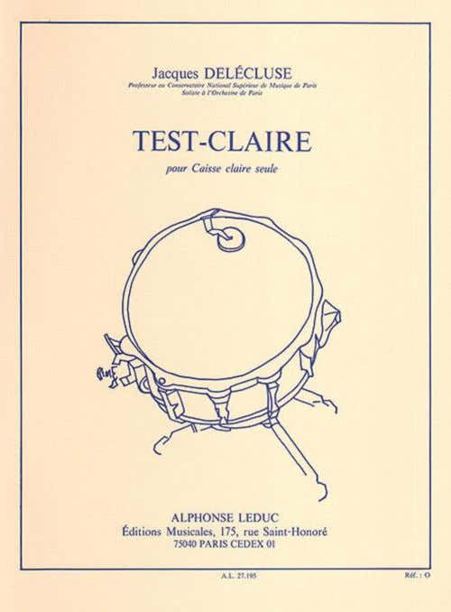 DELECLUSE JACQUES - TEST-CLAIRE