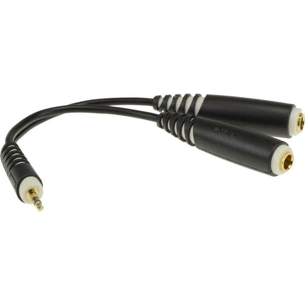 Klotz AYB-3 Stereo-minijack male naar 2x stereo-jack female