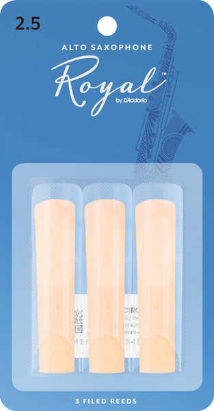 D'addario - Rico ROYAL ALTO SAXOPHONE REEDS 2.5