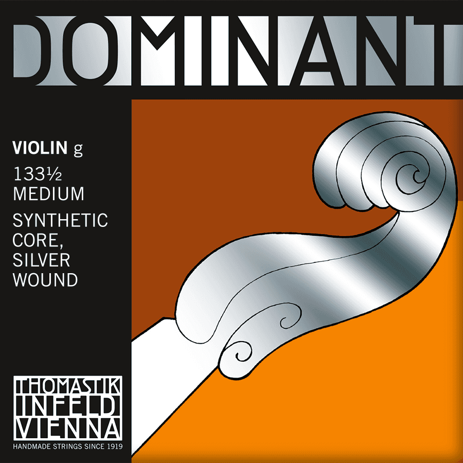 4/4 DOMINANT VIOLIN SET HARD TENSION 135B