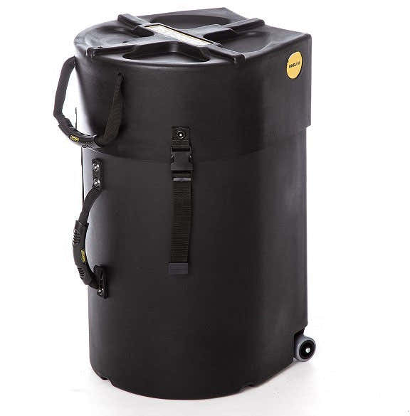 10" Black Djembe Hardcase