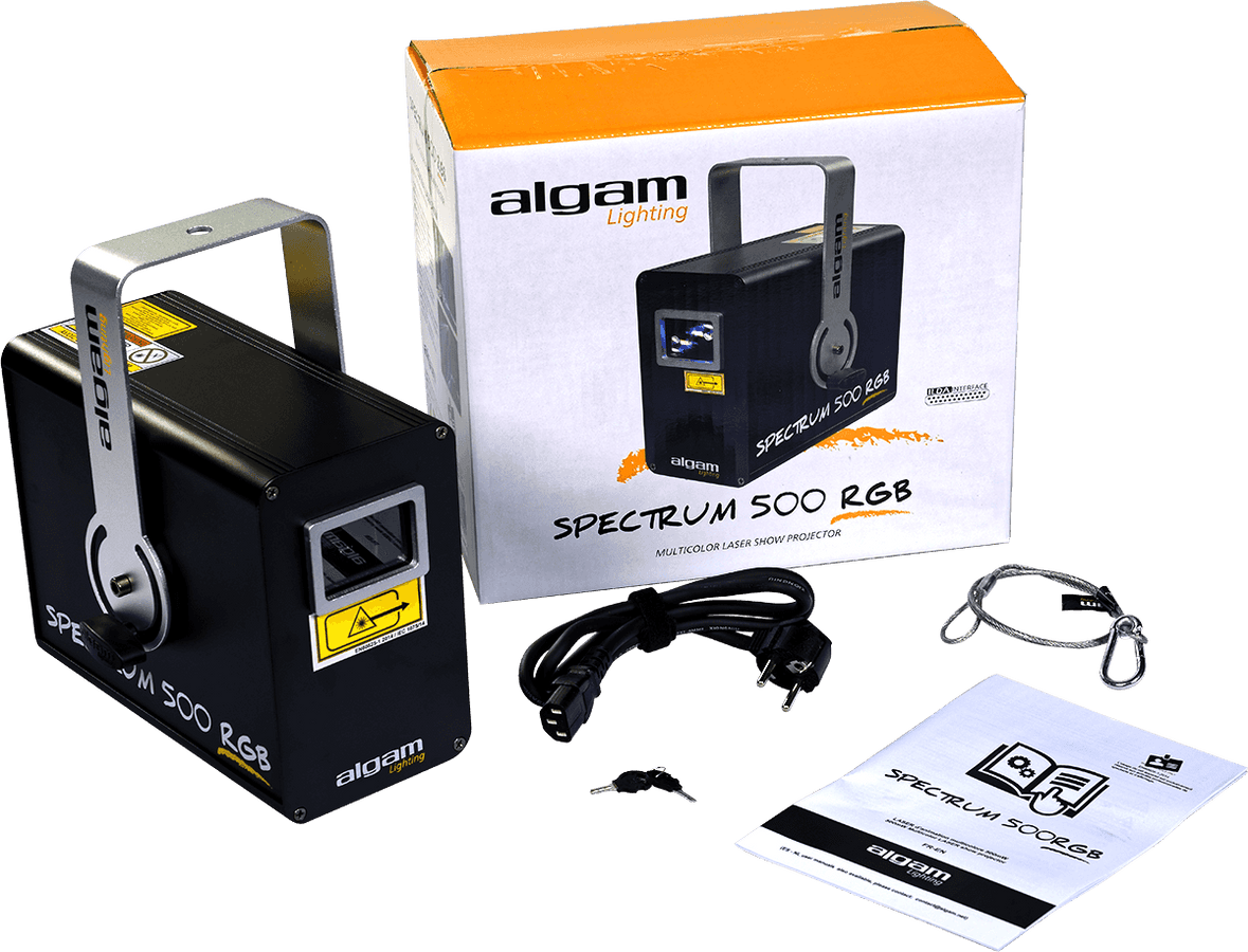 SPECTRUM 500 RGB - POLYCHROOM LASER GROEN ROOD BLAUW