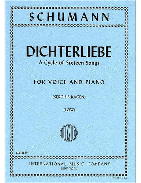 IMC Schumann - Dichterliebe OP48 Cycle Of 16 Songs L Vce PFT - Low Voice et Piano