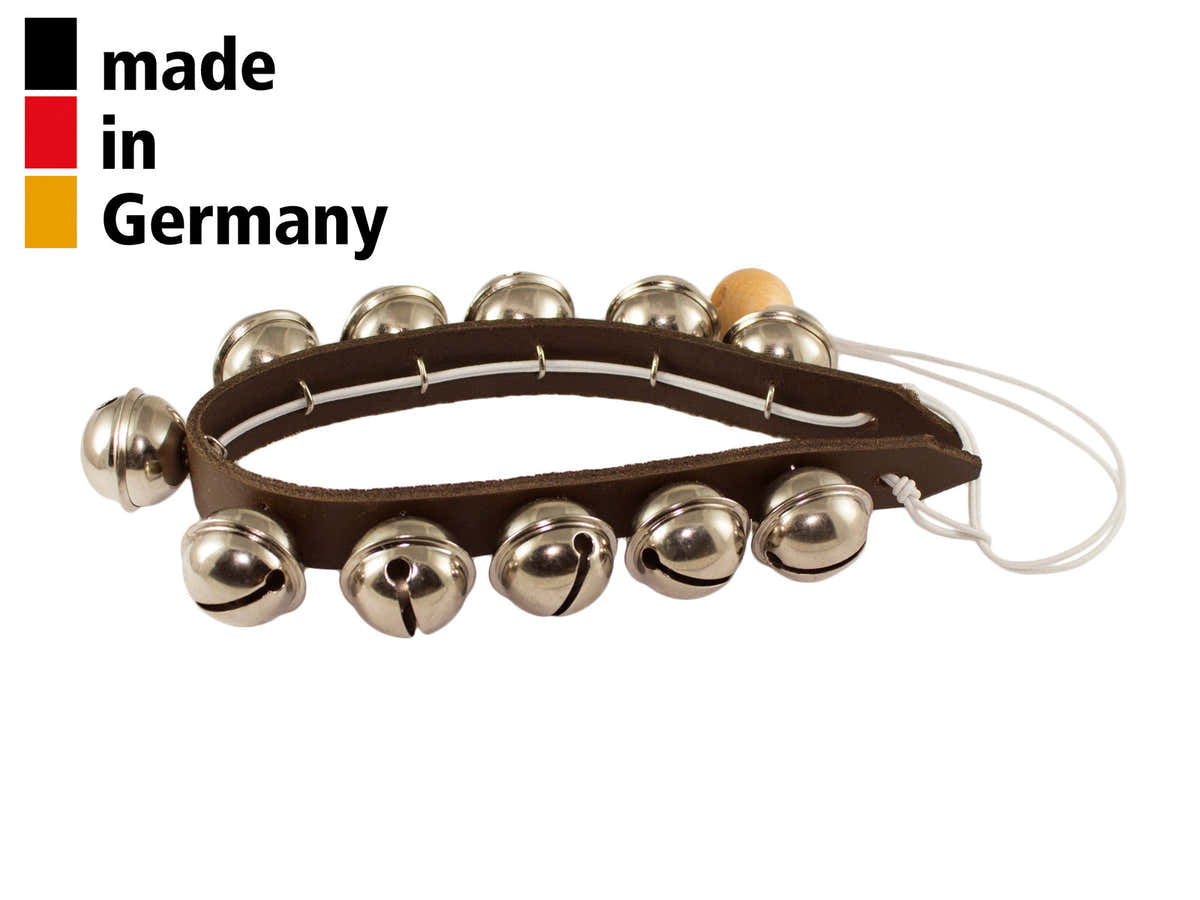 LEATHER STRAP WITH 11 BELLS - 3+