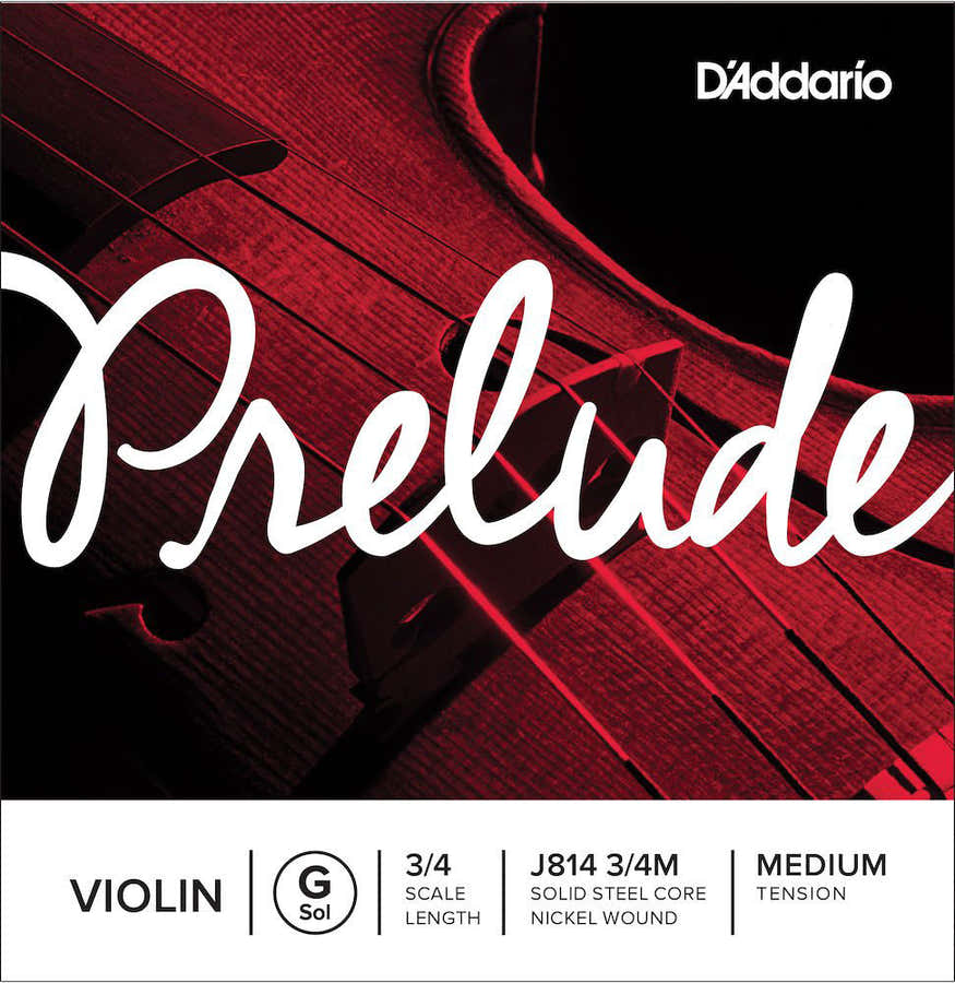 SINGLE STRING (G) FOR VIOLIN PRELUDE NECK 3/4 TENSION MEDIUM