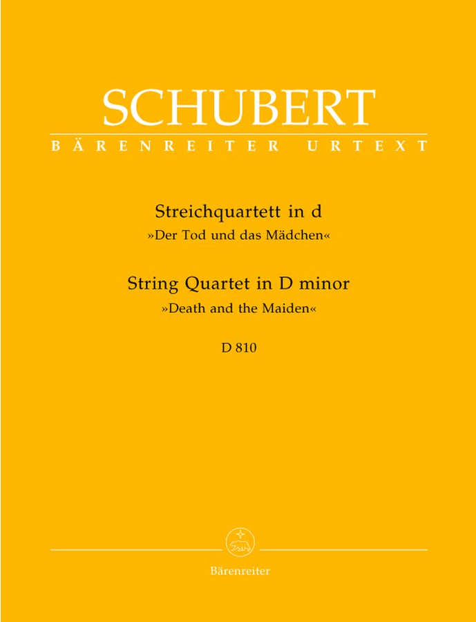 Schubert F. - Quatuor A Cordes "la Jeune Fille et La Mort" En Re Mineur D 810