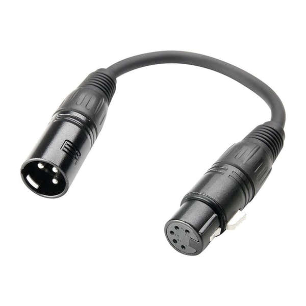 ADAPTER DMX XLR 5-POLES F TO XLR 3-POLES M 0.2 M