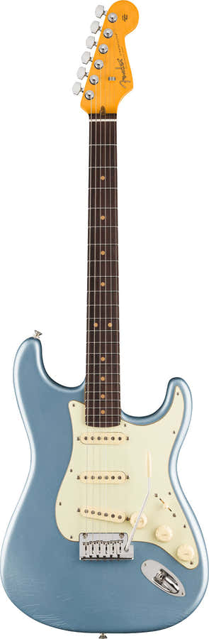 Stratocaster '60s American Ultra Luxe Vintage SSS RW IJsblauw metallic