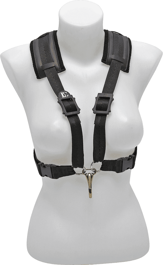 Comfort-Saxofoonharnas - Metalen Karabijnhaak - Dames (L)