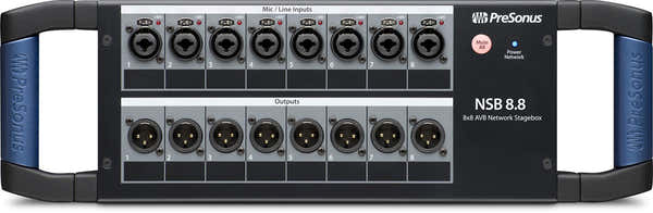 NSB 8.8 - STAGEBOX 8X8 VOOR AVB-NETWERK