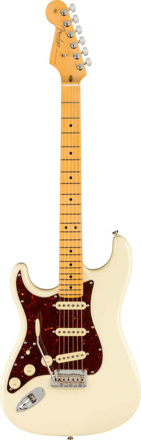 Stratocaster LH American Professional II MN Olympisch Wit