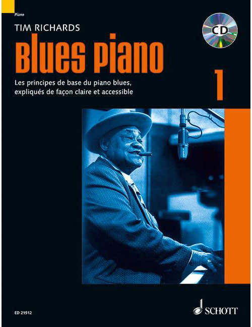 TIM RICHARDS - BLUES PIANO VOL. 1 + CD
