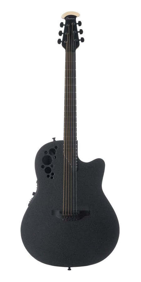 Elektro-Akoestische Gitaar Elite Tx Super Shallow Black Textured