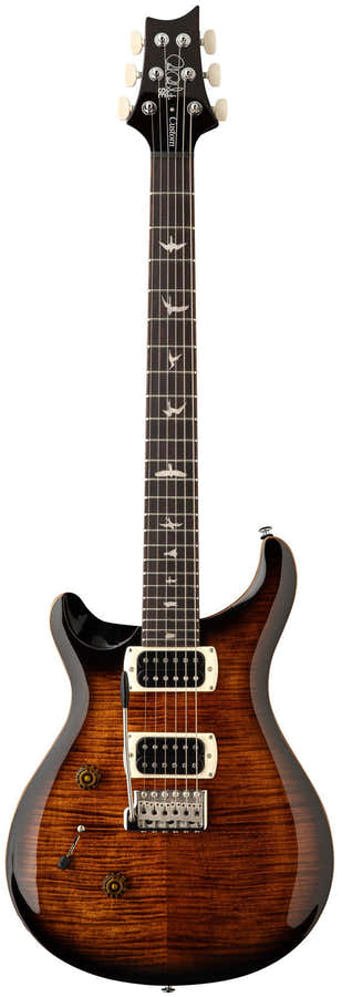 Custom 24 SE Linkshandig Zwart Goud Sunburst