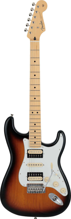 Stratocaster HSH Hybrid II Japan MN 3-kleurige sunburst