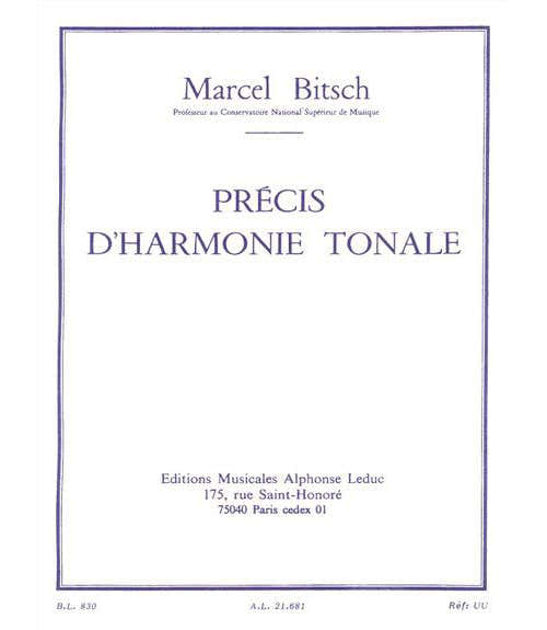 Leduc Bitsch Marcel - Precis D'harmonie Tonale