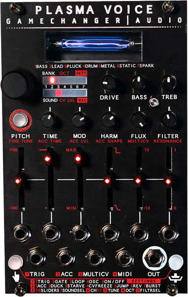 Gamechanger Audio Plasma Eurorack-module voor stemsynthetisatie