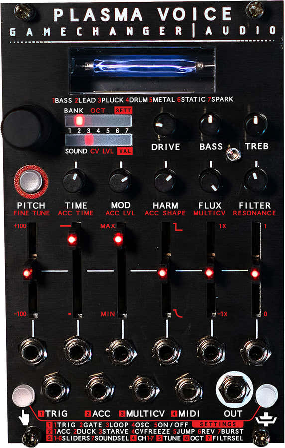 Plasma Eurorack-module voor stemsynthetisatie