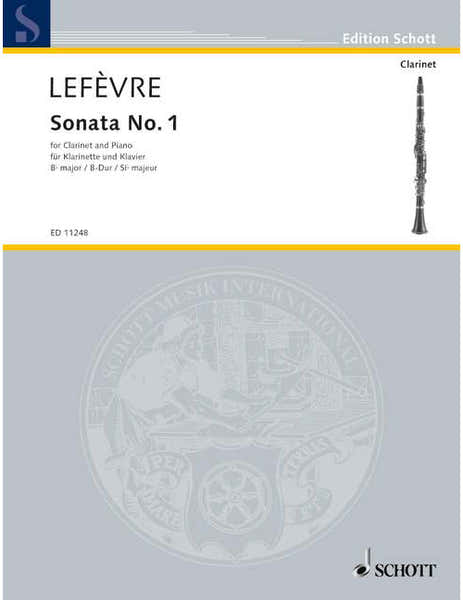 Schott Lefèvre - Sonata No. 1 - Clarinette et Piano