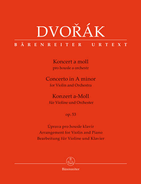 Barenreiter Dvorak - Violin Concerto Op.53 - Violon & Piano