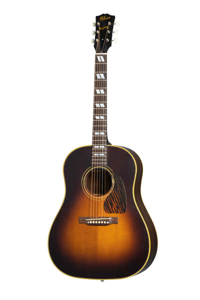 Gibson Custom Southern Jumbo 1942 Banner Licht verouderd Vintage Sunburst CSHR