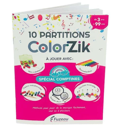 Fuzeau Livret CD Colorzik - Comptines
