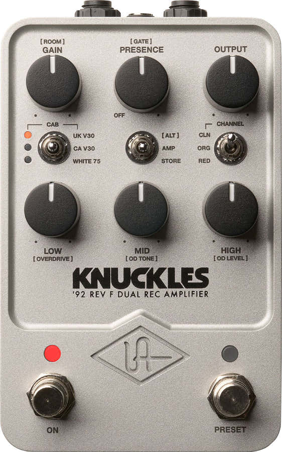 UAFX Knuckles '92 Rev F Dual Rec Versterker