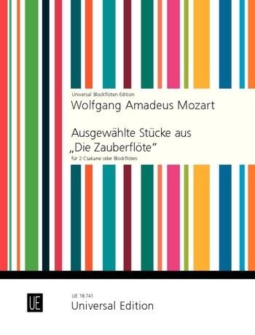Mozart W.a. - Geselecteerde stukken uit "Die Zauberflöte" - 2 blokfluiten of csakans