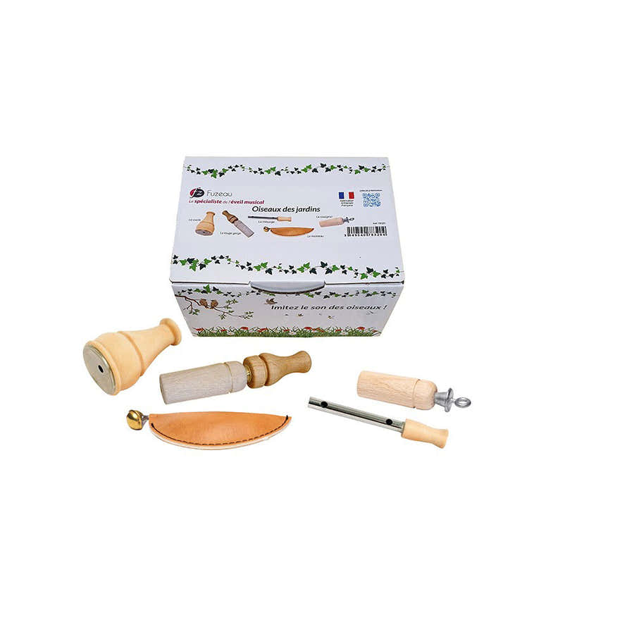 SET VAN 5 BELLERS TUINVOGELS