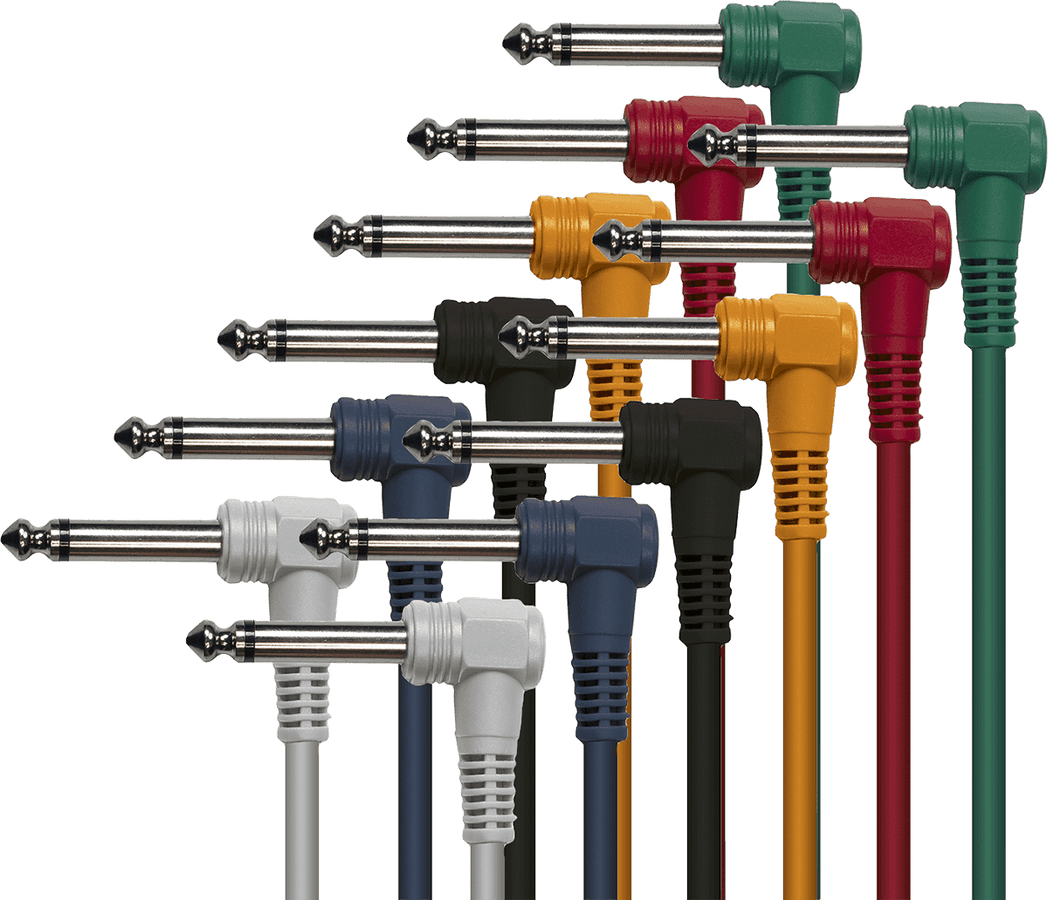Kabel Haaks Mono M Jack Haaks Mono M 30 CM - Set van 6