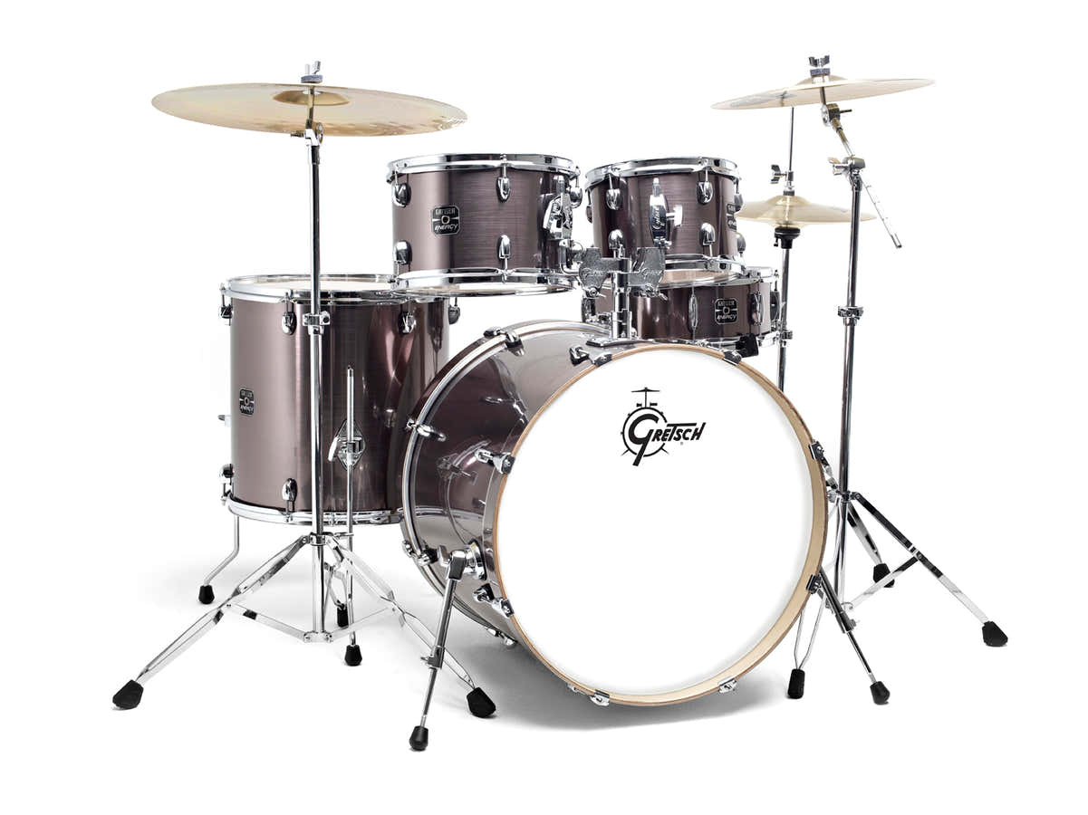 GE2-E825TK-GS - NEW ENERGY STAGE 22" GREY STEEL + BEKKEN PAISTE 101