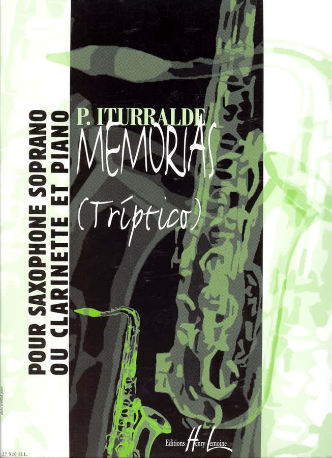 Iturralde - Memorias - Sopraansaxofoon of klarinet en piano