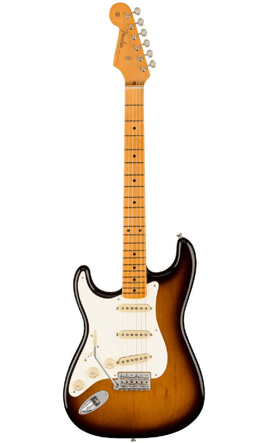 Stratocaster 1957 LH American Vintage II MN 2-kleuren-Sunburst