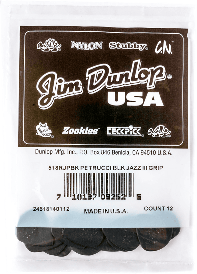 12 x 1,38mm John Petrucci Primetone Jazz III Zwart