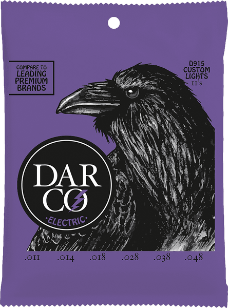 Darco NICKEL WOUND ELECTRIC STRINGS SET D915 CUSTOM LIGHT 11-48