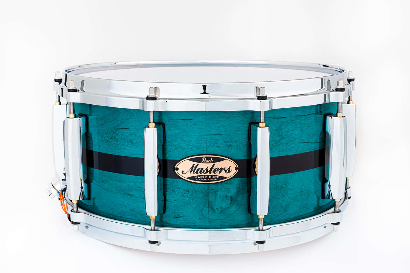 Masters Maple Pure 14X6,5 Aqua Turquoise Stripe