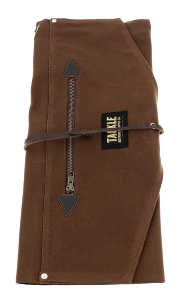 TACKLE Instruments WAX CANVAS ROLL-UP STICK CASE - BROWN