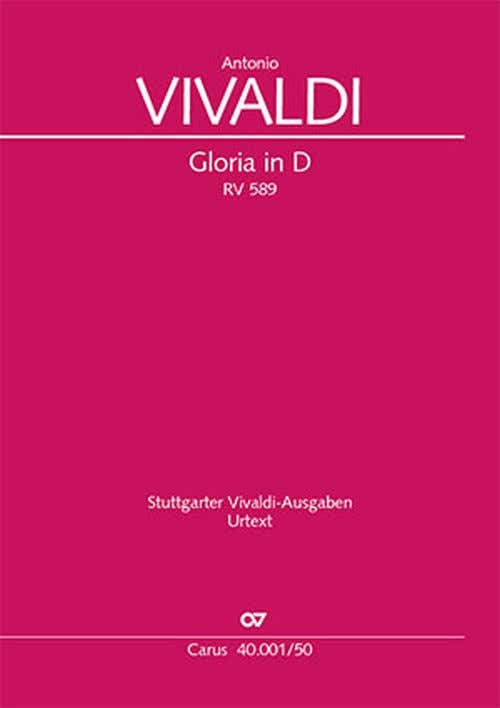 Vivaldi Antonio - Gloria RV589 - Zang/Piano