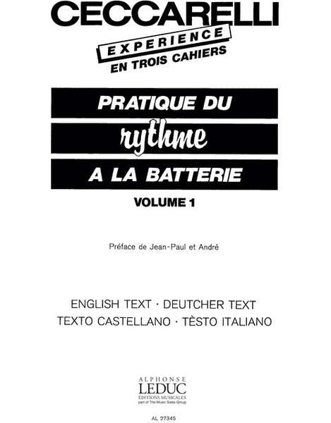 Leduc Ceccarelli-Experience Vol.1