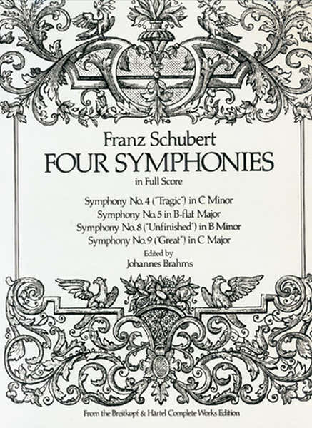 Dover Schubert F. - Four Symphonies - Full Score