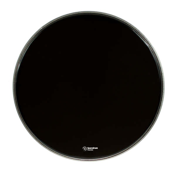 PK22DB-B - 22" POWERKICK DARK BLACK BD HEAD - 1-PLY + MUFFLER - 10 MIL