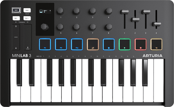 Arturia Minilab 3 Zwart