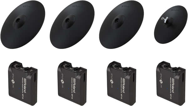 Roland 4CY-4WT-01 - Cymbal Pack with WT-10